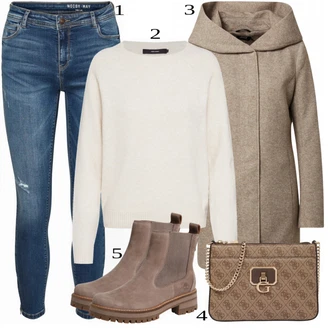 outfit mit Rjava Škorenj Timberland "1"