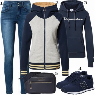 Outfit sa Crna Tenisica New Balance "Tvoj otmjeni outfit"