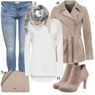 Outfit s Béžová/Hnědá/Khaki Bundeswehr Parka/Vosková Bunda/Otočná Bunda/Vintage Bund/Parka Přechodová Bund/Uniformní Bund/Udržitelná bunda/Krabice bunda/Manšestrová Bunda/Pilotní Bunda "Vkusný podzimní outfit"