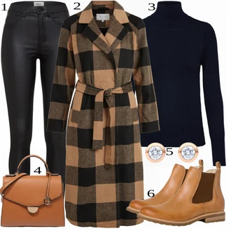 outfit mit Rjava Škorenj Tamaris "1"