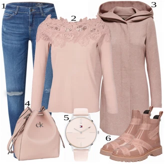 Outfit sa Bež Čizmica LEMON JELLY "Tvoj otmjeni outfit"