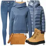 Crne Timberland Čizmice Outfiti image