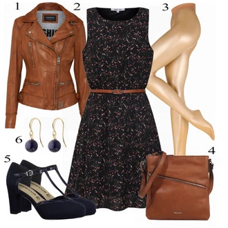 Outfit s Modrá Bota Na Podpatku Tamaris "Letní Outfit"