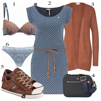 krajkou Outfit s Modrá Podprsenka Balconette/Bralette/Prsatější střih podprsenky/Push-Up Podprsenka/Průsvitná podprsenka a podprsenka s kosticí/Kožené bundy pro muže/Trojúhelníkový Podprsenek/Podprsenka Bez Kostic/Podprsenka s kosticemi PALMERS "Letní Outfit"