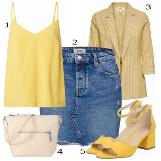 Outfit sa Narandžasta Sandale Bullboxer "Letnji Outfit"