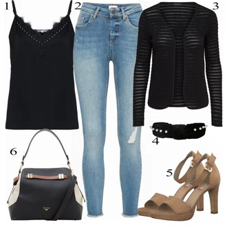 Outfit s Hnědá Bota Na Podpatku "Letní Outfit"