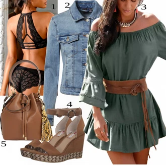 outfit mit Siva Tunika Lascana "Tvoja elegantna obleka"