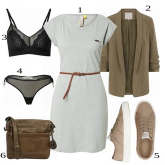 outfit mit Siva Obleka Alife and Kickin "Tvoj cool outfit"