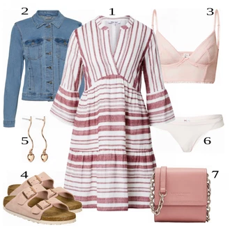 outfit mit Modra/Turkizna Denim Jakna VERO MODA "Tvoj cool outfit"
