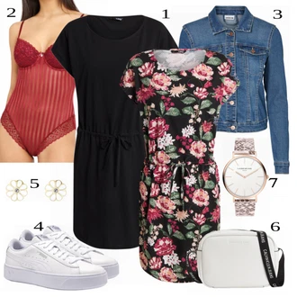 outfit mit Turkizna Denim Jakna Noisy may "Tvoj cool outfit"