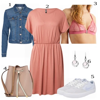 outfit mit Turkizna Denim Jakna Noisy may "Tvoj cool outfit"