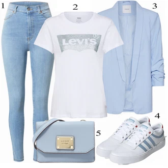 90tá léta Outfit s Červená Balónová košile/Jednoduchý top/Ležérní top/Zkrácený Top/Pletený top/Pletené tričko/Košilový top/Krátký top levi's ® "Ulice Styl Outfit"Look: 80tá léta, 90tá léta, Francouzské, Mom, Univerzitní