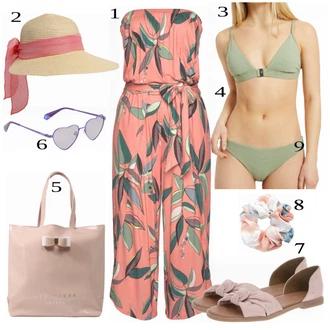 outfit mit Bež Torba za čez ramo Ted Baker "Tvoj udobni outfit"