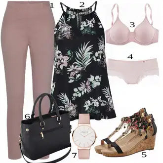 Šik Outfit s Fialová/Růžová/Hnědá Džíny s Rozparkem/Kotníková Bota/Zkrácené Džíny/Kožená bunda/Capri Džíny/Kožené Boty/Termální Džíny/Dámské Džíny s Délkou 7/8 Lascana "1"Look: Šik, Cool, Elegantní, Old Money, Venkovní, Chytrý příležitostný