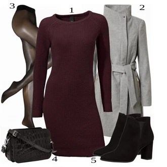 Outfit sa Crna Hulahopke Swedish Stockings "Tvoj otmjeni outfit"