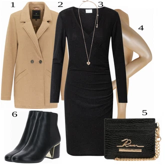 Outfit s Černá Šaty Vila "Outfit pro konferenci"