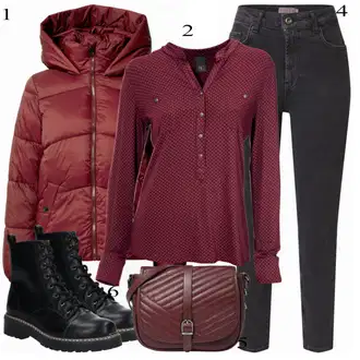 Outfit sa Crvena Bluza Heine "Tvoj elegantni outfit"