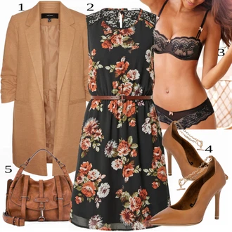 Jesenske Outfiti mit Črna Obleka About You "1"