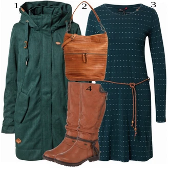 outfit mit Modra Obleka Ragwear "1"