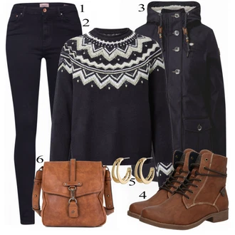 Outfit s Červená/Hnědá/Oranžová/Tmavě červená Kožená bunda/Motorkářské Džíny/Džíny s Nízkým Sedem/Slim Fit Džíny/Sweat Džíny/Push up Džín/Džín s Nízkým Pasem/High Waist Džínové Kalhoty/Kožená Pánská Bund/Kožené Boty Only "Outfit v podzimních barvách"