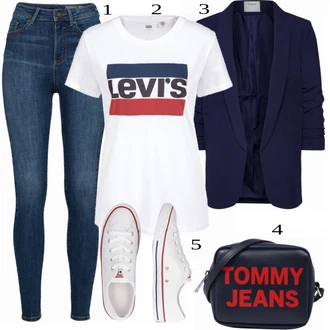 outfit mit Črna Women's Boleros and Ponchos Pieces "Tvoj cool outfit"