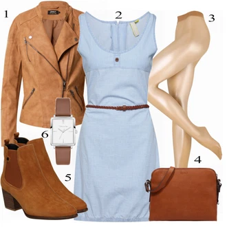 Outfit sa Siva Haljina Alife and Kickin "Tvoj otmjeni outfit"