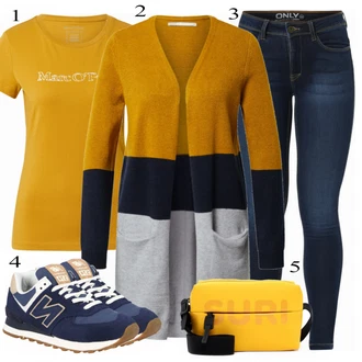 Outfit s Černá Teniska New Balance "Ulice Styl Outfit"