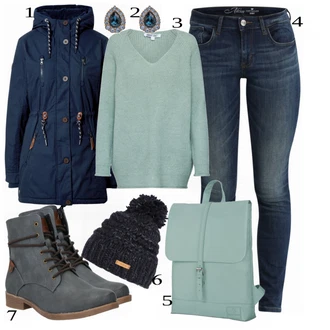 Outfity na zimu Dlouhé / Maxi "Zimní Outfit"