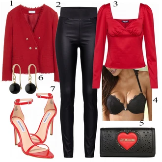 Outfit s Doplňek Love Moschino "Oblečení na Party"