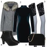 Kombinovat punčochy nad kolena na zimu image