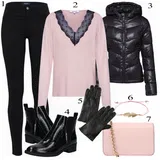 Černé samsoe samsoe Na Outfity image