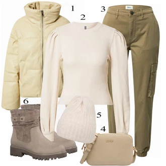 Outfit s Šedá Kozačka S.Oliver "Perfect for winter"