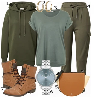 outfit mit Rjava Škorenj Mustang "Idealna za prosti čas"