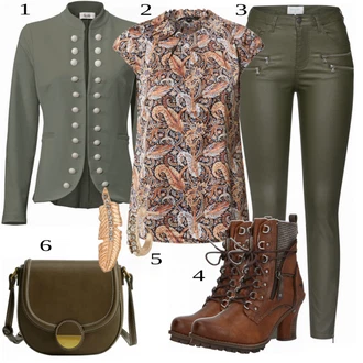 Outfit s Hnědá Comma "Perfektní vzhled pro kancelář"