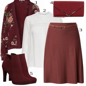 Jesenske Outfiti mit Rdeča Krilo About You "1"