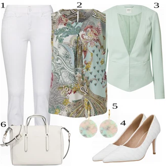 Outfit s Šedá Kalhoty Brax "Perfektní Outfit Pro Práci"