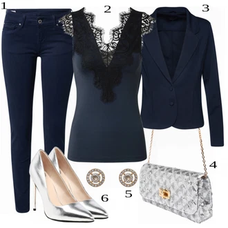 Outfit s Šedá Bota Na Podpatku Buffalo "Perfektní Outfit Pro Práci"