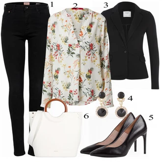 Outfit s Bota Na Podpatku Tamaris "Perfektní Outfit Pro Práci"