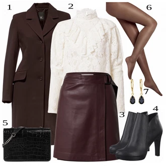 outfit mit Hlačna nogavica Wolford "Popolna obleka za službo"