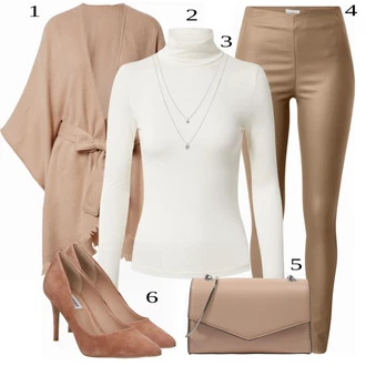 Diamantový vzor Outfit s Bílá/Šedá/Stříbrný/Růžová Bohatě zdobený náhrdelník/Collier/Jemný Řetízek Pilgrim "Přesně pro jaro"