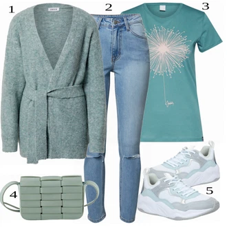 Outfit s Šedá Teniska Dockers by Gerli "Přesně pro jaro"