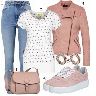 outfit mit Kavbojke VERO MODA "Popolno za pomlad"