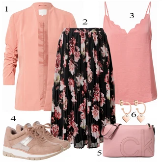 Outfit sa Zeleno/Bež Tenisica Tamaris "Tvoj udoban outfit"