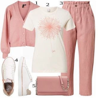 Outfit s Šedá Teniska se Třpytkami Dockers by Gerli "Cool vzhled na jaro"