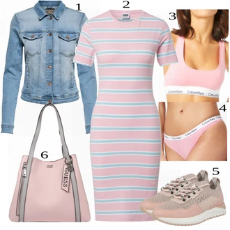 outfit mit Modra/Turkizna Denim Jakna Only "Tvoj cool outfit"