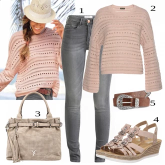 Outfit s Šedá/Tmavě šedá/Světle šedá Kožená bunda/Kotníková Bota/Džín s Nízkým Pasem/Zkrácené Džíny/Push up Džín/Džíny s Rozparkem/Džíny s Nízkým Sedem/Kožené Boty/Slim Fit Džíny/Džíny Regular Fit/Zimní bunda Ichi "Praktický vzhled"