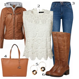 Outfit sa Crvena/Smeđa Čizmica Bullboxer "Savršeno za jesen"