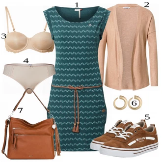 Outfit sa Siva Tenisica Mustang "Savršeno za jesen"
