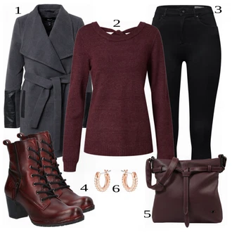Outfit sa Crna Traper Jakna VERO MODA "Savršeno za jesen"