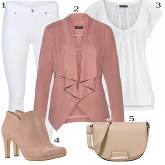 Outfit sa Bež Kožna Jakna Lascana "Tvoj otmjeni outfit"